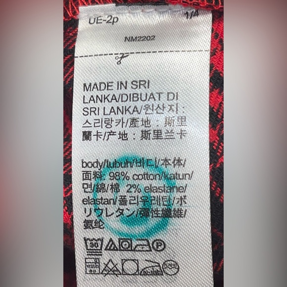 CALVIN KLEIN SLEEPWEAR  MEN’S COTTON JACKET SHADOW PLAID_EXACT RED LONG SLEEVE M - Picture 11 of 11